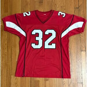 Tyrann Mathieu #32 Arizona Cardinals Red Football Jersey Autographed Signed XL